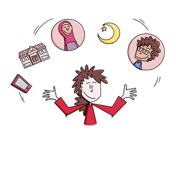 Over mij Illustratie